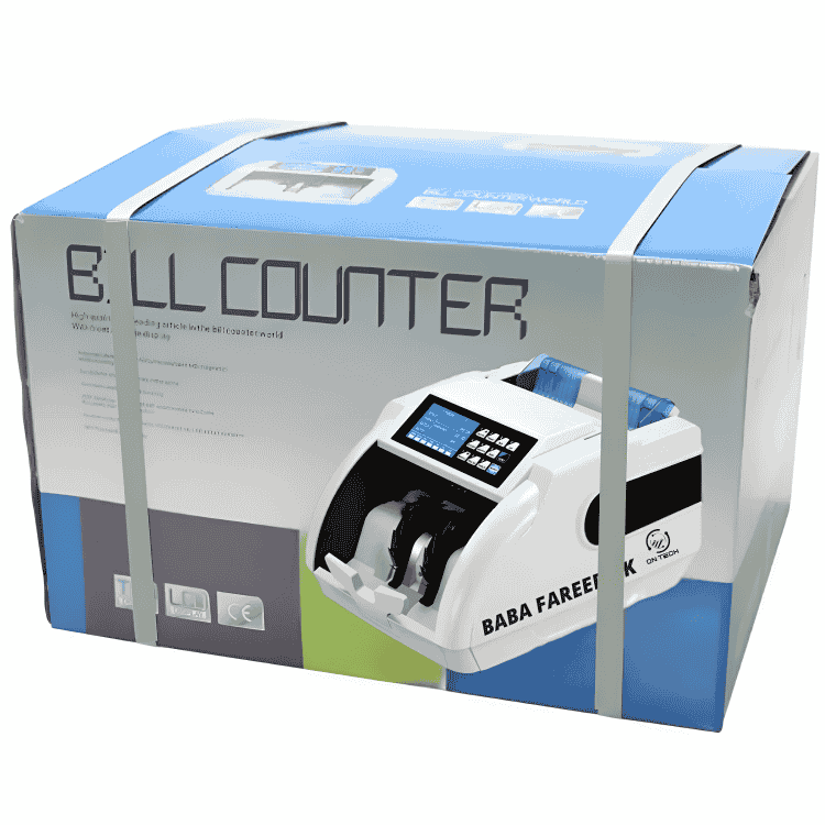 ON-TECH Bill Counter Machine original box packaging