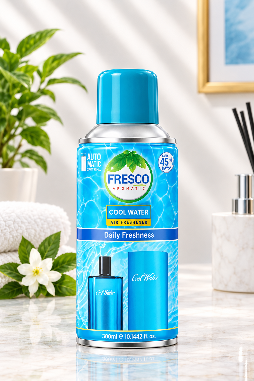 Fresco Cool Water Automatic Air Freshener Spray – 300ml