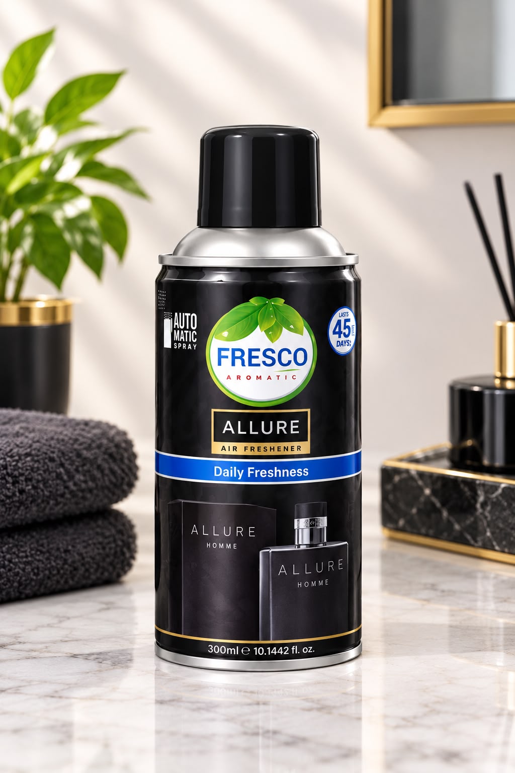 Fresco Allure Automatic Air Freshener – Daily Freshness | 300ml