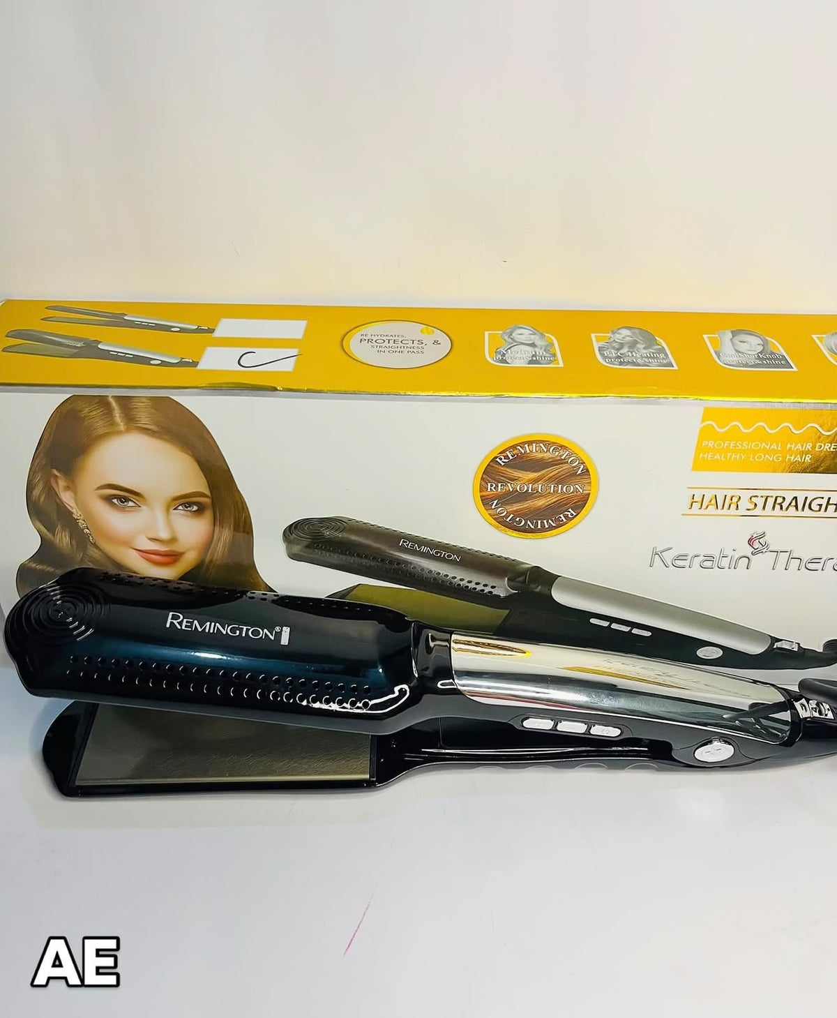 Remington Keratin Hair Straightener RM-666 S LCD | 950°F Professional