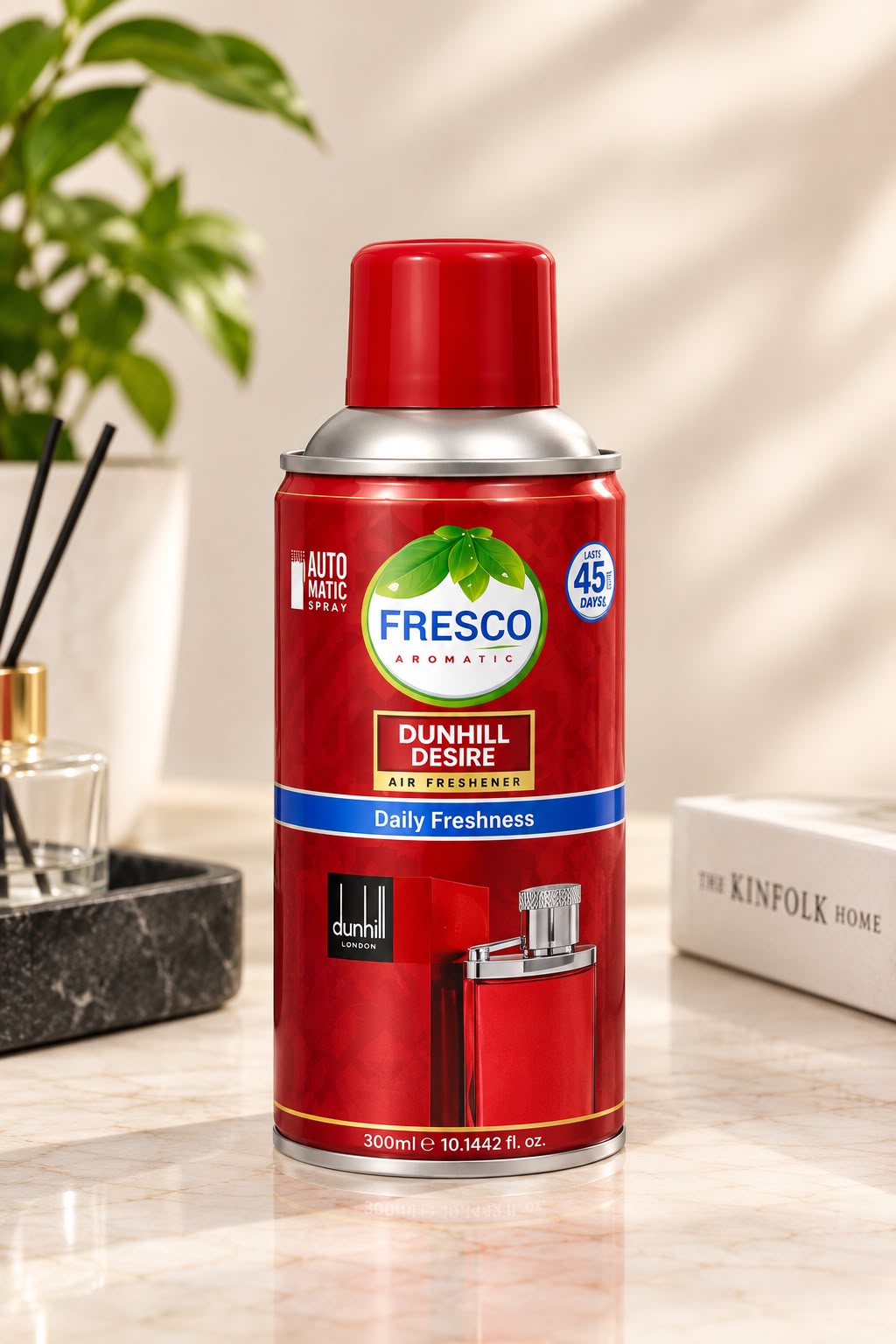 Freshup Automatic Air Freshener Dispenser | Remote Control | Fresco Jasmine Refill | Batteries Included