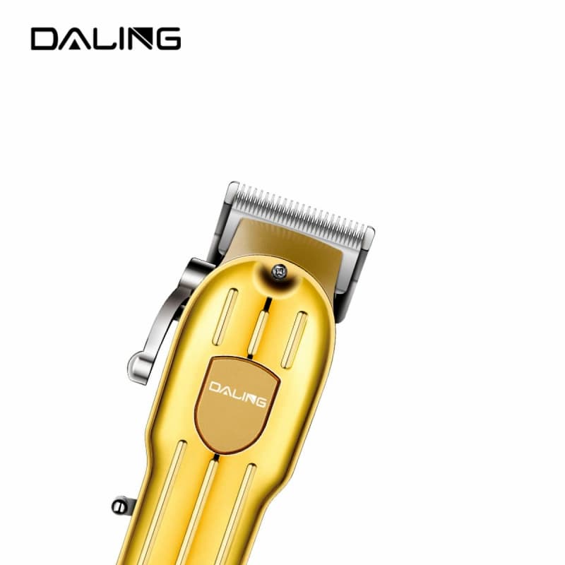 Daling DL-1538 Gold Hair Clipper full set with accessories